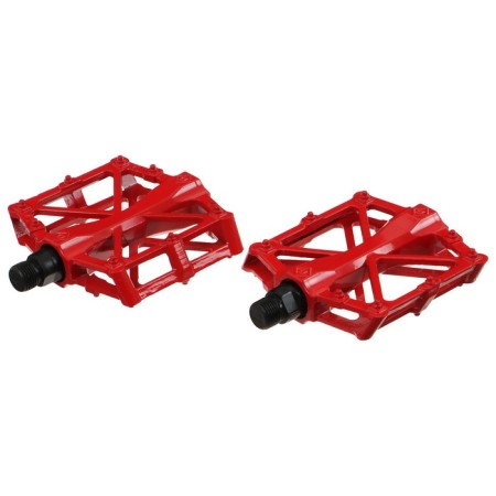 Pedals 9/16 "with a bearing, aluminum, red color-2