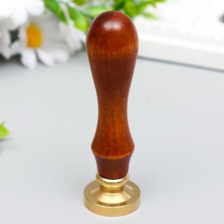Printing for wax with a wooden handle "Unicorn with wings" 9x3x3 cm-2