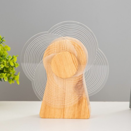 Sensor lamp "Wave" LED is spinning 6W USB 15x4x16 cm Risalux-1