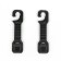 Boar-crunch on the headrest, set 2 pcs, black