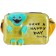 Belch Bag with lightning, 6x11x13 cm, adjustable belt, yellow mix