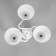 Ronan chandelier 3he27 40w is white 48x48x28 cm