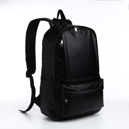 Youth backpack on lightning, 5 pockets, black color