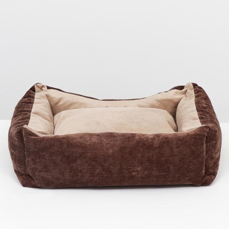 A bed with a removable cover, furniture fabric, foam rubber, 55 x 45 x 15 cm-3