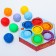 A set of developing tactile balls “Flower”, with a squeak, 7 pcs, crumb I