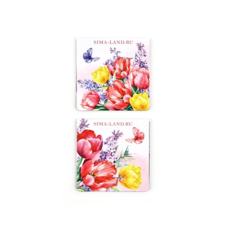 Set of Notepad A6, 32 sheets, stickers, magnetic bookmarks "March 8! You are beautiful!"-6