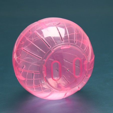 A ball for rodents on a metal base, 12 cm, pink-4