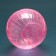 A ball for rodents on a metal base, 12 cm, pink