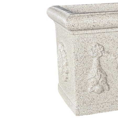 Kashpo for flowers "Roman" 60x27.5x27 cm, 30 l, color sand granite-1