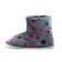 Women's slippers, gray star color, size 37