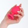 Anal traffic jam-hoods, with a crystal, without vibration, Soft silicone, 44 x 94 mm, pink