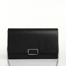 Female bag on a magnet, black color