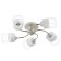 Estel chandelier 5he27 40W white-gold 60x60x23 cm Bayerlux