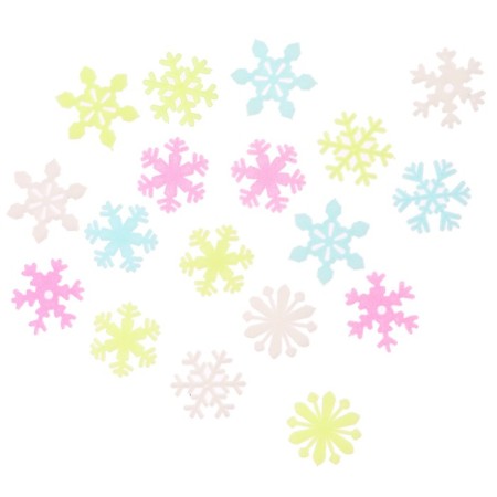 Developing gaming set "New Year in the forest", stickers glow in the dark-5