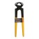 Building tundra ticks, CRV, straight rubberized handles, 200 mm