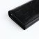 Women's wallet on magnets, black color