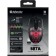 Mouse Defender Beta GM-707L, wireless, optical, LED, 1600 dpi, 400 mAC USB, black