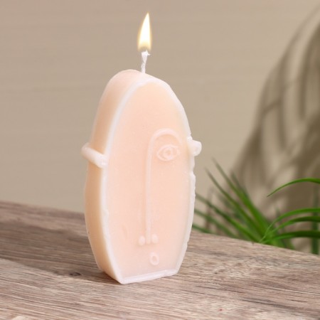 Candle "Abstraction" 3x2.5x9.5 cm, paraffin