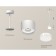 Ambrella Light Acrylic lamp, XP8110025, GX53 LED 12 W, white sand, white matte, transparent
