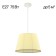 Suspended lamp Citilux "Vienna" CL402023, 42x42x35 cm, 1x75W, E27, white color