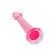 Unrealistic phallimitator Jelly Dildo Xl Toyfa Basic, TPE, Pink, 22 cm