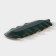 Dice dish of the Golden Leaf, 36 × 14 × 3 cm, golden color with green