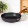 Granit Ultra pan, d = 28 cm, plastic handle, anti -stick coating, black color