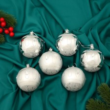Set of balls plastic D-7 cm, 6 pcs 