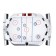 Airchockey "High League", light and sound effects, works from batteries, 2 players