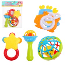 A set of rattles with teeth teeth, 7 items