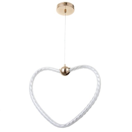 Lamp Bayerlux "Heart" LED 36W gold 46x6x35-120 cm