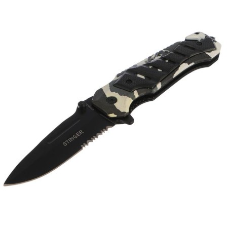 Folding knife stinger, 90 mm, hilt: steel, aluminum, cardboard box