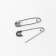 English pins, 28 mm, 20 pcs, silver color