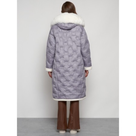 Coat insulated winter female, size 44, color gray color-24
