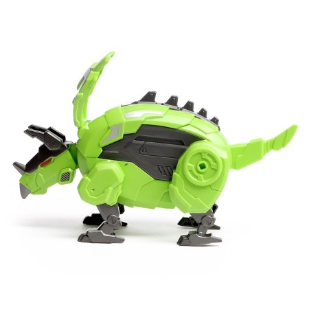 Hasmosavr robot-dinosaurus, transforms into an egg, green color-2