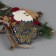 LED figure "Star with Santa Claus" 19 cm, plastic, batteries CR2032x2 (not in the kit), glow warm white