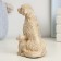 Figure "Labrador with puppies" beige, 10x6x8cm