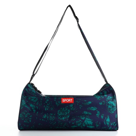 Sports bag, textura, average size, blue/green color