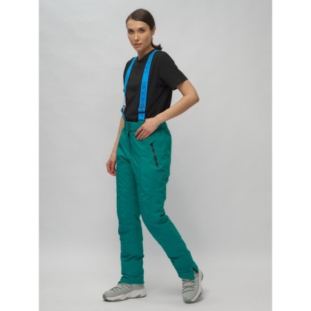 Ski costume is female, size 50, turquoise color-11