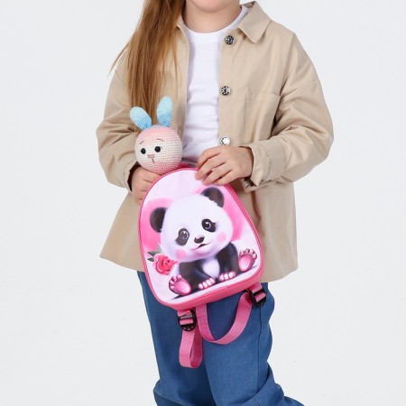 Baby backpack on lightning, "chosen", pink color-6