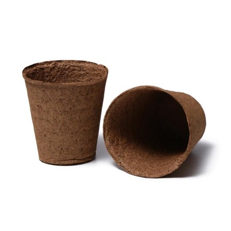 Peat pot, 350 ml, 9 × 9 cm, set of 9 pcs.