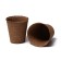 Peat pot, 350 ml, 9 × 9 cm, set of 9 pcs.