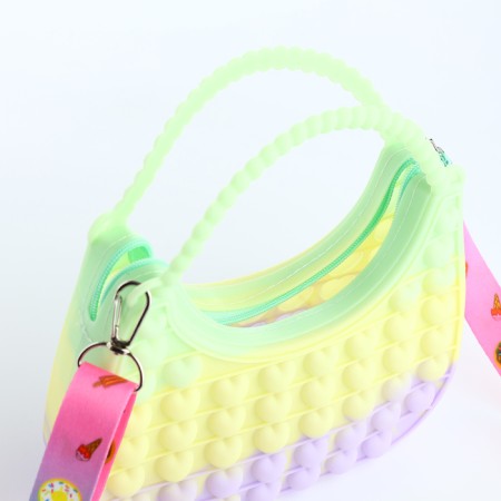 Bag's bag with lightning, green/yellow/blue color-2