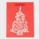 Laminated vertical “painted Christmas tree”, MS 18 x 23 x 10 cm, New Year