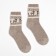 Women's socks from Mongolian wool "deer", gray color, size 25 (37-39)