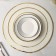 Serving napkin set 4 pcs of a share, d = 38 cm, white with gold