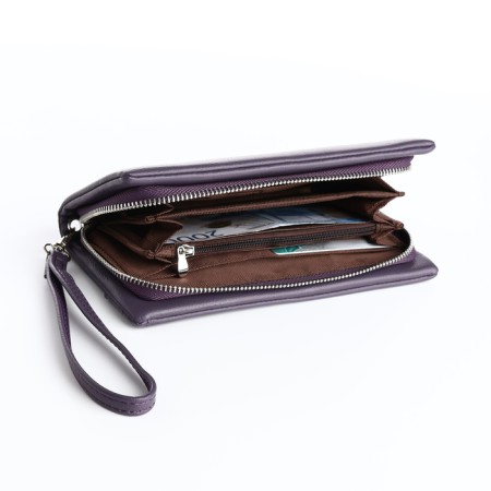 Women's wallet with lightning, purple color-3