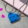 Kulons "Demetrons" Lego, blue color in silver, 40 cm