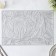 Set of serving napkins on the table of the leafopad, 4 pcs, 45 × 30 cm, silver color