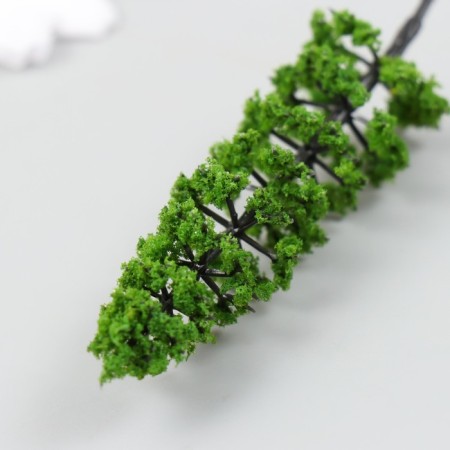 Artificial plant for creativity plastic "Pine" 2.5x9.2 cm-2